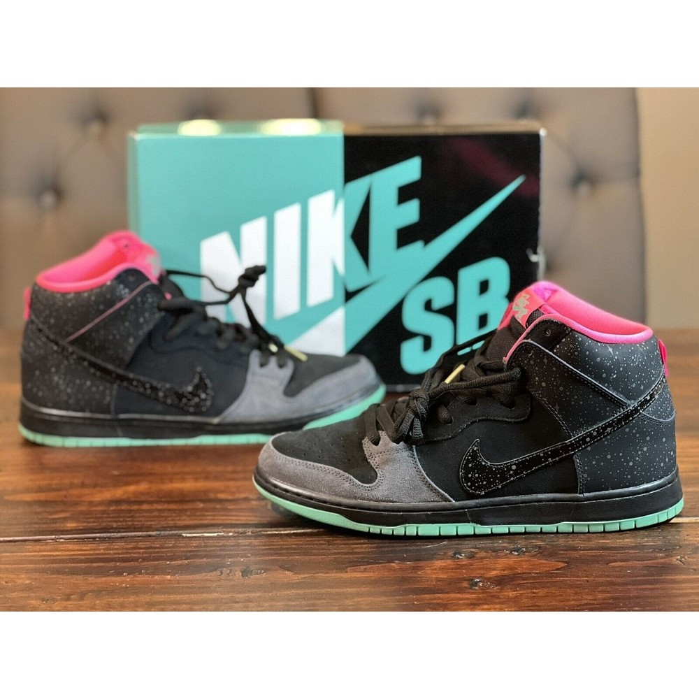 Nike SB Dunk High Premier Northern Lights Shoes - Picture 1 of 10